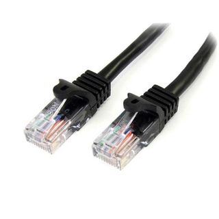 StarTech.com Cavo di rete CAT5e - Cavo Patch Ethernet RJ45 UTP nero da 5m antig…