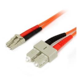 StarTech.com Cavo patch duplex in fibra multimodale 62,5/125 1 m LC/SC - LSZH (…