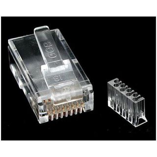 StarTech.com Connettore modulare RJ45 CAT6 per cavo solido - Confezione da 50 u…