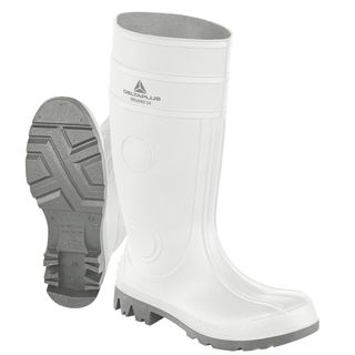Stivali di sicurezza in PVC Delta Plus ORGANO S4 bianco-grigio - misura 39 - OR…