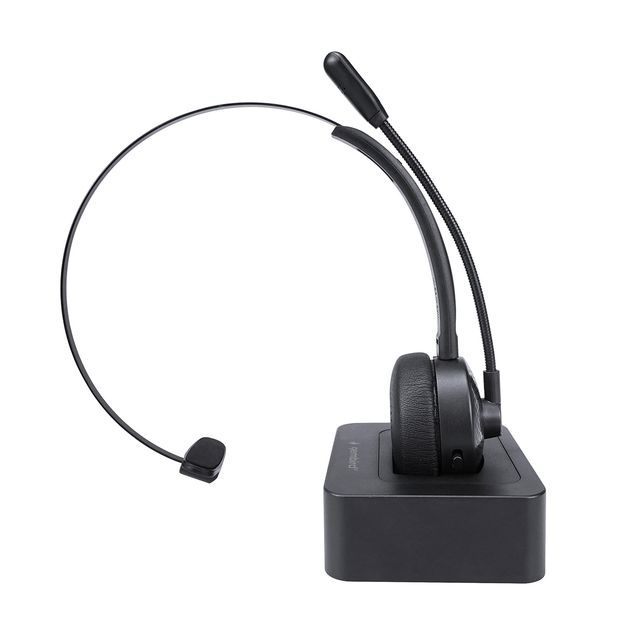 TECHMADE GEMBIRD BT CUFFIA WIRELESS DA CALL CENTER, MONO, NERA
