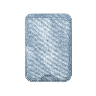 TECHMADE SMART WALLET SLIM DESIGN MAGNETIC 3 CARTE JEANSLIGHTBL