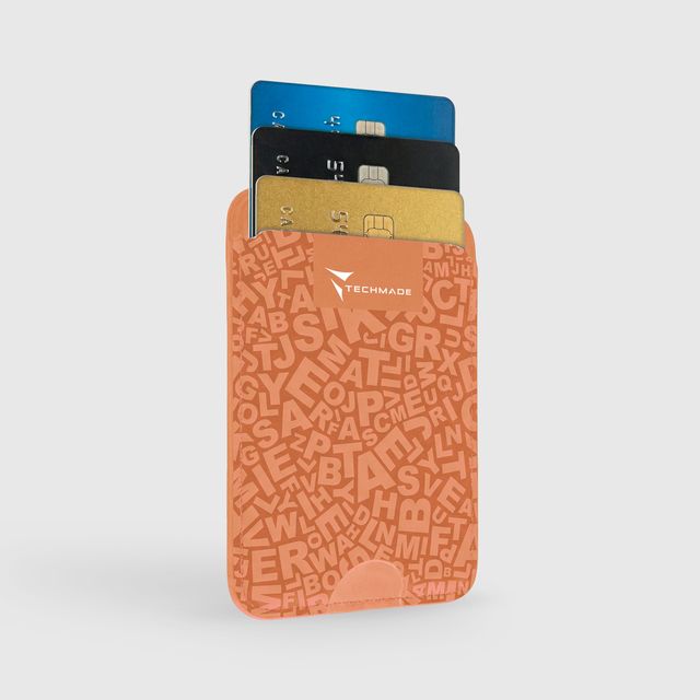 TECHMADE SMART WALLET SLIM DESIGN MAGNETIC 3 CARTE WRITE-ARAN.