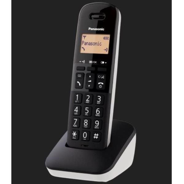 TELEFONO CORDLESS PAN TGB610 BIANCO ORA/ID CHI./RUBRICA 50 NUM/18 ORE