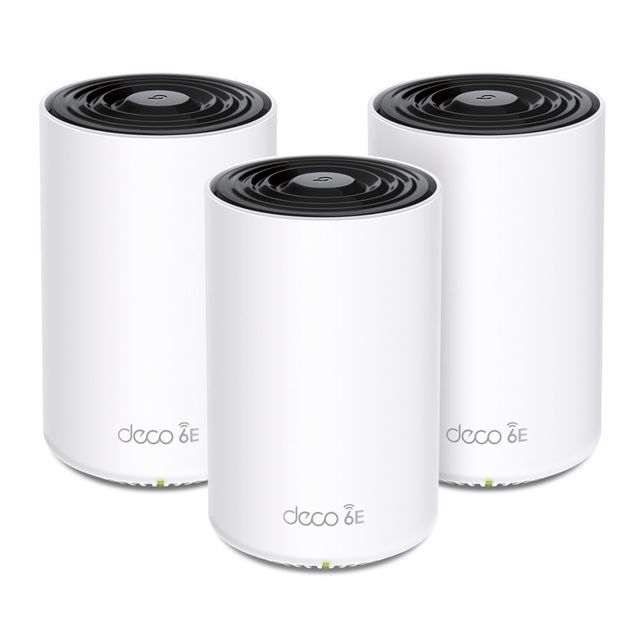 TP-Link Deco XE75 Pro (3-pack) Tri-band (2,4 GHz/5 GHz/6 GHz) Wi-Fi 6E (802.11a…