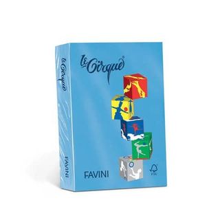 FAVINI Le Cirque - Blu reale - A4 (210 x 297 mm) - 160 g/m² - 250 fogli carta c…