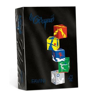 FAVINI Le Cirque forti - Nero - A4 (210 x 297 mm) - 80 g/m² - 500 fogli carta c…