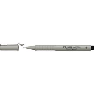 Faber-Castell ECCO PIGMENT - Penna punta in fibra - nero - inchiostro pigmentat…