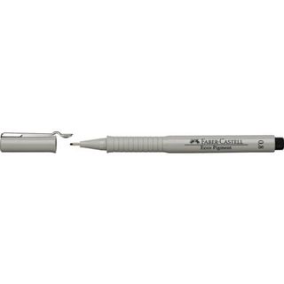 Faber-Castell ECCO PIGMENT - Penna punta in fibra - nero - inchiostro pigmentat…