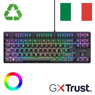 TRUST GXT864 CADA TKL GAMING KEYBOARD IT