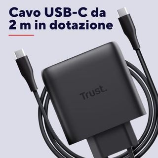 TRUST MAXO 65W 4P GAN CHARGER BLK