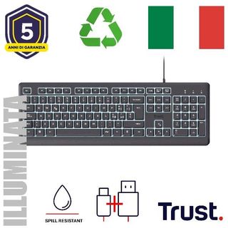 TRUST PRIMO ILLUMINATED KEYBOARD IT