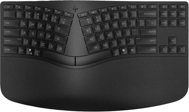 Tastiera wireless HP 965 ergonomica - ricevitore USB + Bluetooth - nera QWERTY …