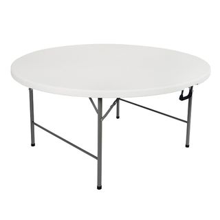 Tavolo Horeca rotondo bianco in HDPE D150x74cm Vedelook
