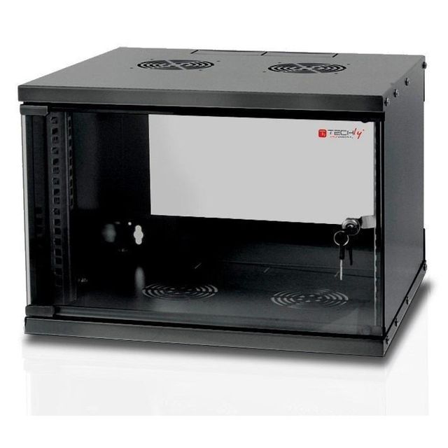 Techly I-CASE EL-1006B32 Armadio a muro 6U 60/32 eco bl