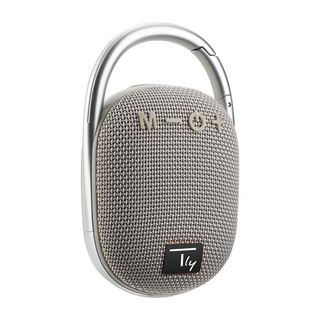 Techly ICASBL321GR Altoparlante Bluetooth 5.3, 5W, TWS, LED, USB MicroSD MP3, g…