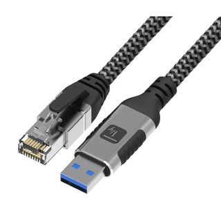 Techly ICOC U3A-RJ45-010 Adattatore/Cavo di rete USB-A a Gigabit Ethernet RJ45 …
