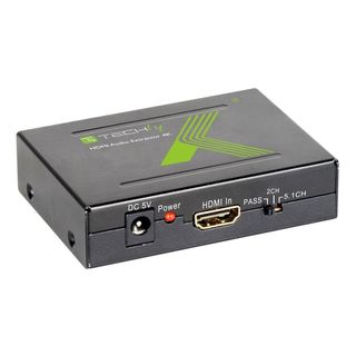 Techly IDATA HDMI-EA Estrazione audio SPDIF 5.1CH, Analogico RCA 2CH con HDMI 4…