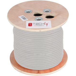 Techly ITP-C5F-305-RIS Cavo Cat5e F/UTP LSZH 305m 100% CU Grigio