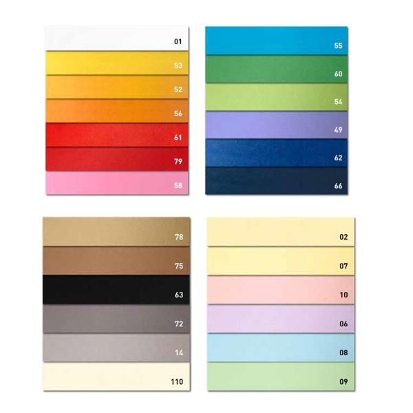 Favini Bristol Color 200 Sigillo T2 - Cartoncino - 500 x 700 mm - 25 fogli - ve…