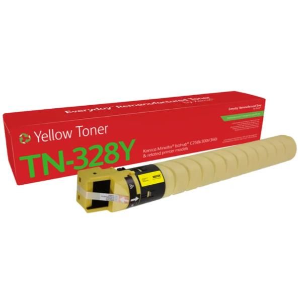 Toner rigenerato Everyday™ di Giallo compatibile con Konica Minolta AAV8250 (AA…