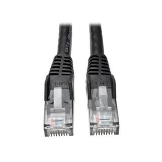 Tripp Lite 5ft Cat6 Gigabit Snagless Molded Patch Cable RJ45 M/M Black 5' - Cav…