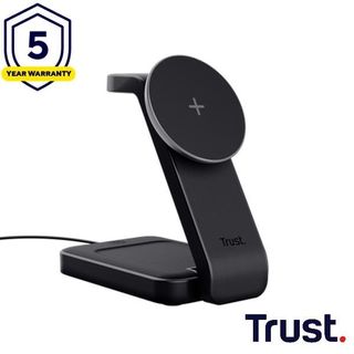 Trust - VIRO 3-IN-1 CARICA MAGNETICO PER IPHONE APPLE WATCH AIRPODS STAND RICHI…