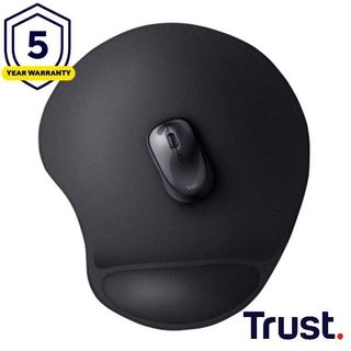 Trust Bigfoot XL - Tappetino per mouse con poggiapolso - nero