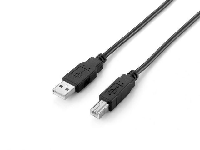USB 2.0 Cable A->B M/M 1 8m black