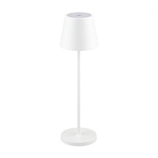 V-TAC LED 2W TABLE LAMP(4400MA BATTERY) 3000K IP54 WHITE BODY