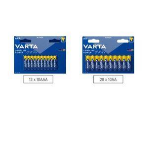 VARTA DISPL BANCO LONGLIFE POWER AA/AAA