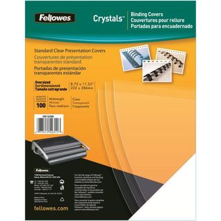 Fellowes - A4 (210 x 297 mm) - trasparente - 240 g/m² - 100 pezzi copertina in …