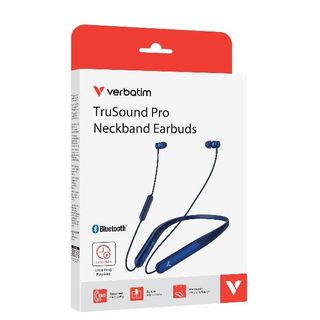 VERBATIM NECKBAND TRUESOUND PRO EARBUDS BLUE