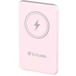 Verbatim - Power Bank Wireless - 5000 mAh - Rosa - 32243