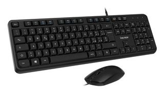 Vultech KM-811 tastiera Mouse incluso Ufficio USB QWERTY Italiano Nero