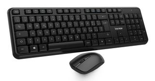 Vultech KM-811W tastiera Mouse incluso Ufficio Wireless a RF + USB QWERTY Itali…