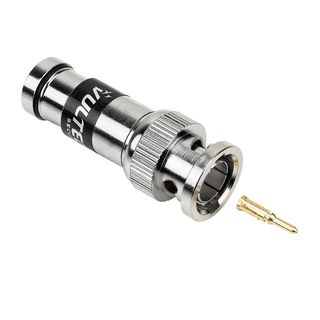 Vultech Security Connettore BNC Maschio a compressione per cavo RG59 mini VulTe…