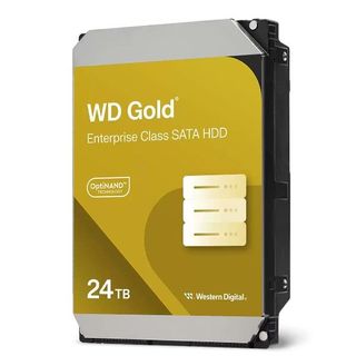 WD Gold - HDD - Enterprise - 24 TB - interno - 3.5" - SATA 6Gb/s - 7200 rpm - b…