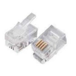 WP EUROPE CF10 PLUG 4P4C CAT.3 CAVO PIATTO