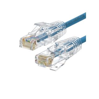 WP Europe PATCH SLIM UUTP CAT.6A LSHF AZZURRO 3M