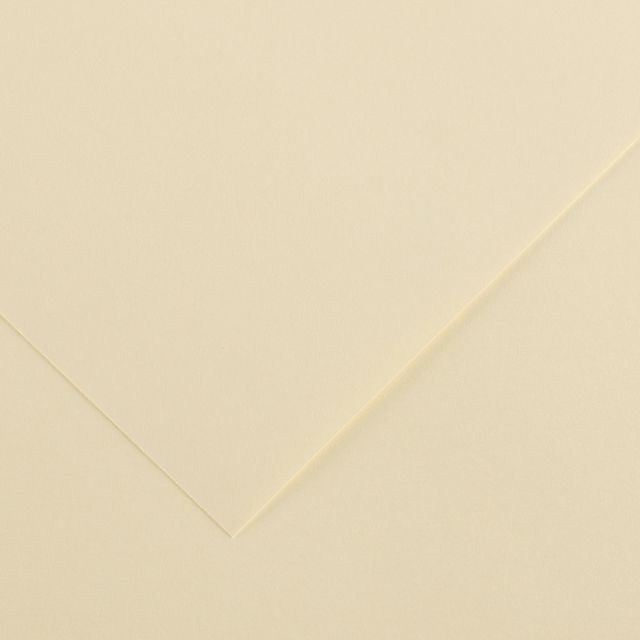 Foglio Colorline - 70x100 cm - 220 gr - crema - Canson