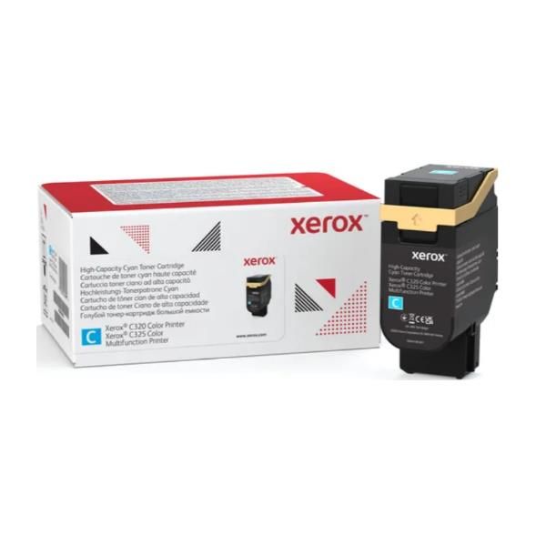 Xerox - Alta capienza - ciano - originale - cartuccia toner - per Xerox C325