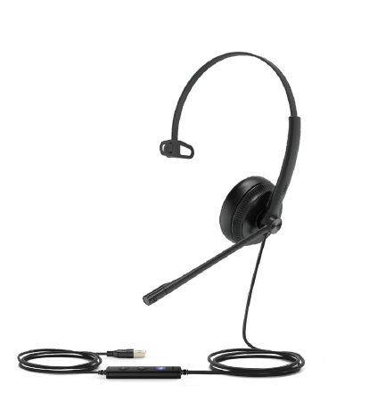 YEALINK TELEFONIA CUFFIE UH34 MONO TEAMS USB-A LITE
