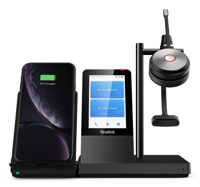 Yealink WH66 MONO UC Cuffie da ufficio wireless con Bluetooth e portata di 160m
