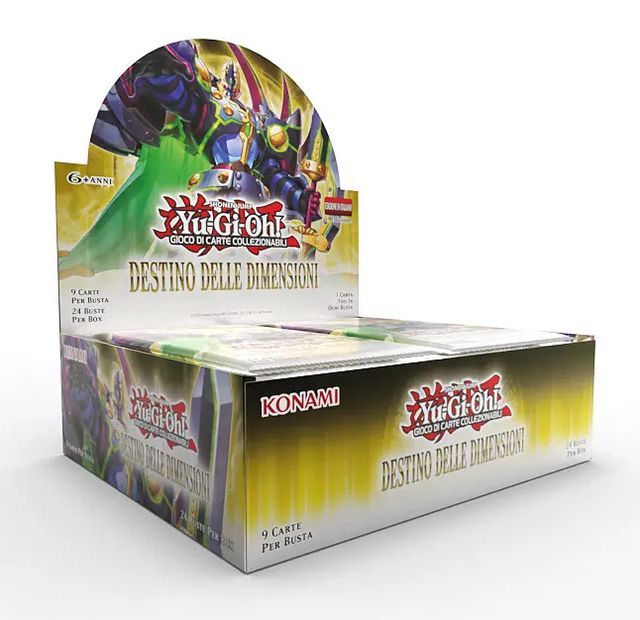 Yu-Gi-Oh! BUSTINA SINGOLA IN ESP. 24 - DOOM OF DIMENSIONS 9CARTE (IT)