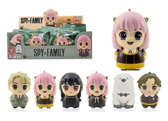 YuMe Blind Bag - Spy x Family Squish Hero - PDQ (12 Units) 11521
