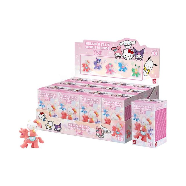 YuMe Blind Box - Hello Kitty and Friends 7cm Doll Unicorn Series - PDQ (12 Unit…