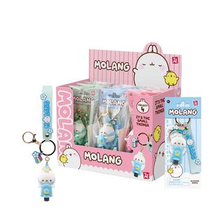 YuMe Keychain - Molang Keychain & Strap Scooter Series - PDQ (12 Units) 16190 6…
