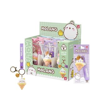 YuMe Keychain - Molang Keychain & Strap Snack Time Series - PDQ (9Units) 16230 …