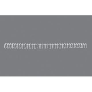 GBC WireBind - 6 mm - 34 anelli - A4 (210 x 297 mm) - 55 fogli - bianco - 100 p…